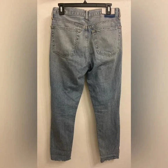 Re/Done Originals Distressed Blue Jeans Size 28